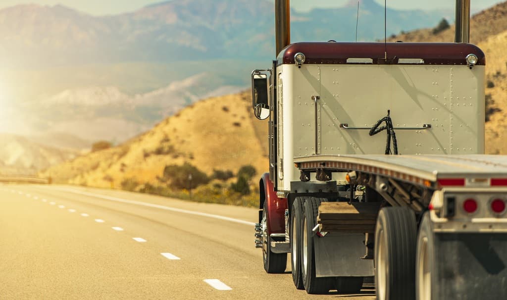 Flatbed truck